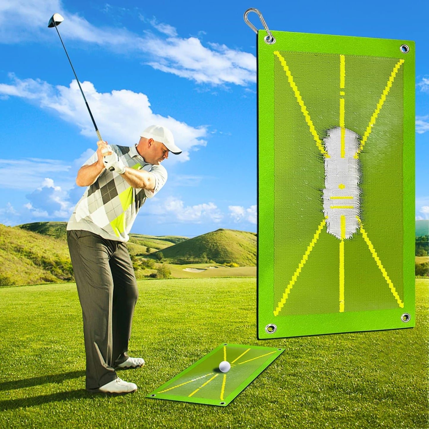 Golf Training Mat For Swing Detection